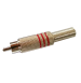 AH 7622RED RCA konektor rdeč