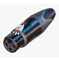NEUTRIK NC3FXX-B XLR KONEKTOR POZLAČEN
