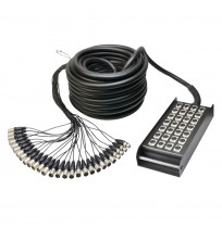 Adam Hall K28C30 Multicore with Stage Box 24/4 30 m