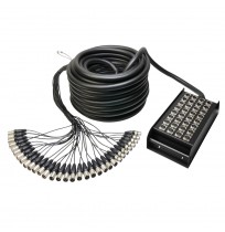 Adam Hall K32C30 Multicore with Stage Box 24/8 30 m
