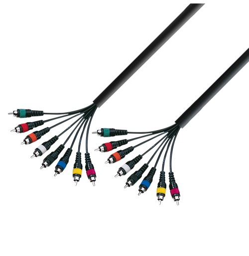 Adam Hall Multicore Cable 8xRCA 3m