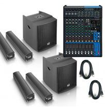 2x LD SYSTEMS MAUI 28 + Yamaha MG12XU + kabli